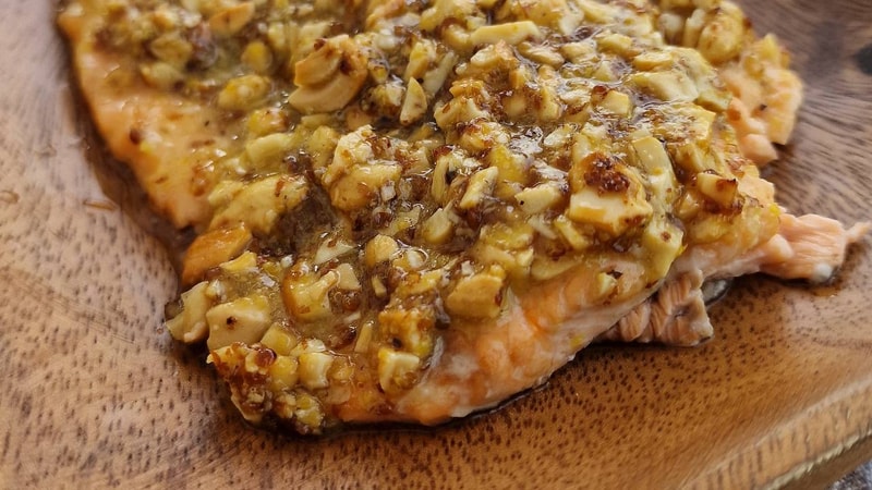 Cashew Crusted Salmon