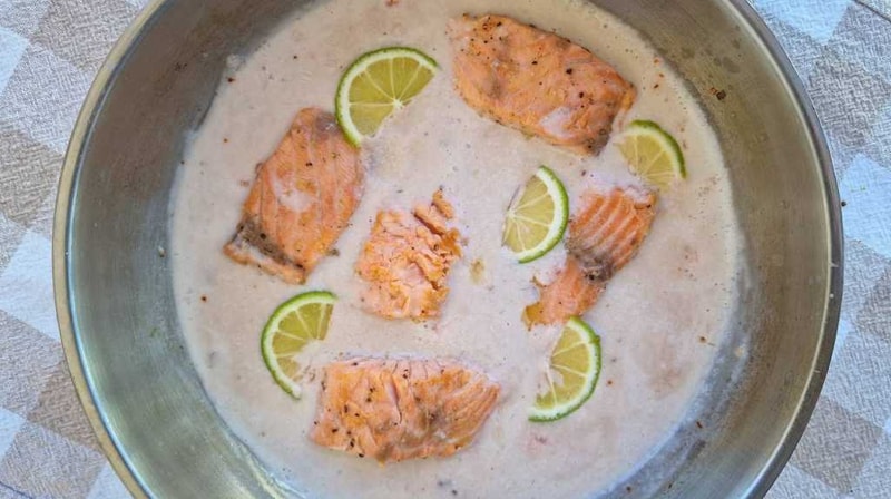 Creamy Coconut-Lime Salmon recipe
