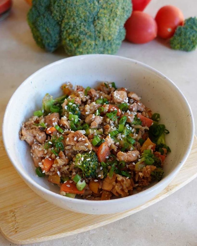 Salmon Fried Rice