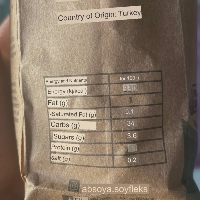 soya flakes mince