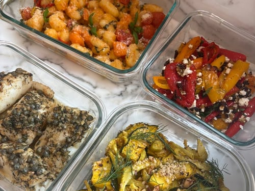 Heart-healthy Mediterranean weekly meal prep