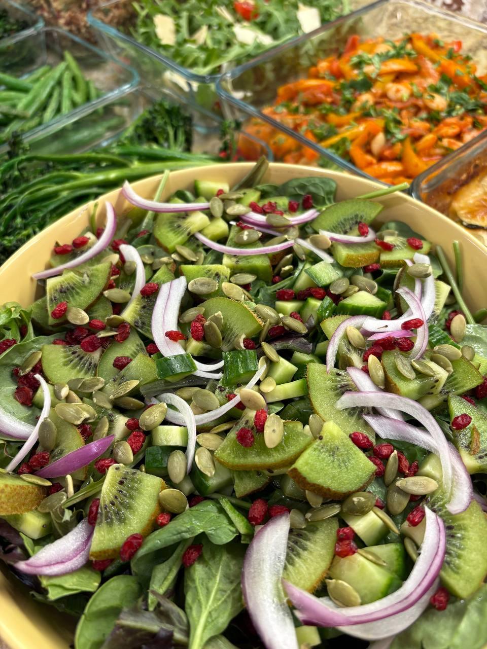 large bowl filled with a variety of vegetables