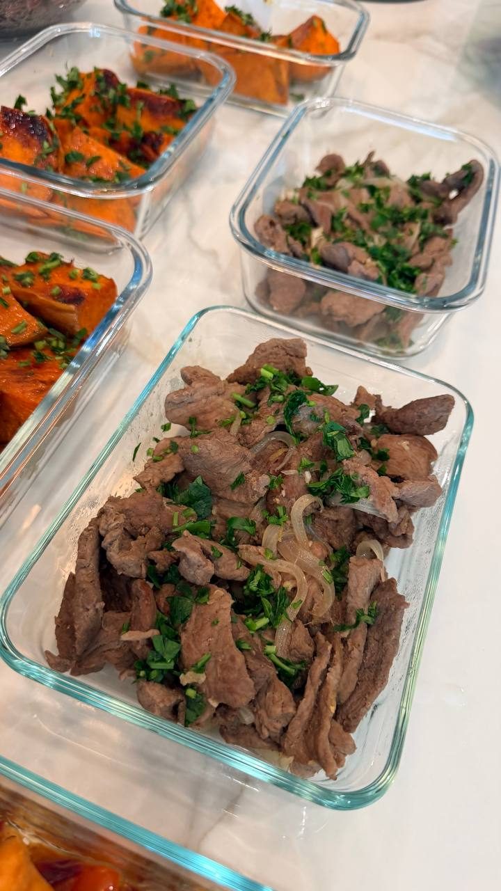 meal is prepared with a variety of ingredients