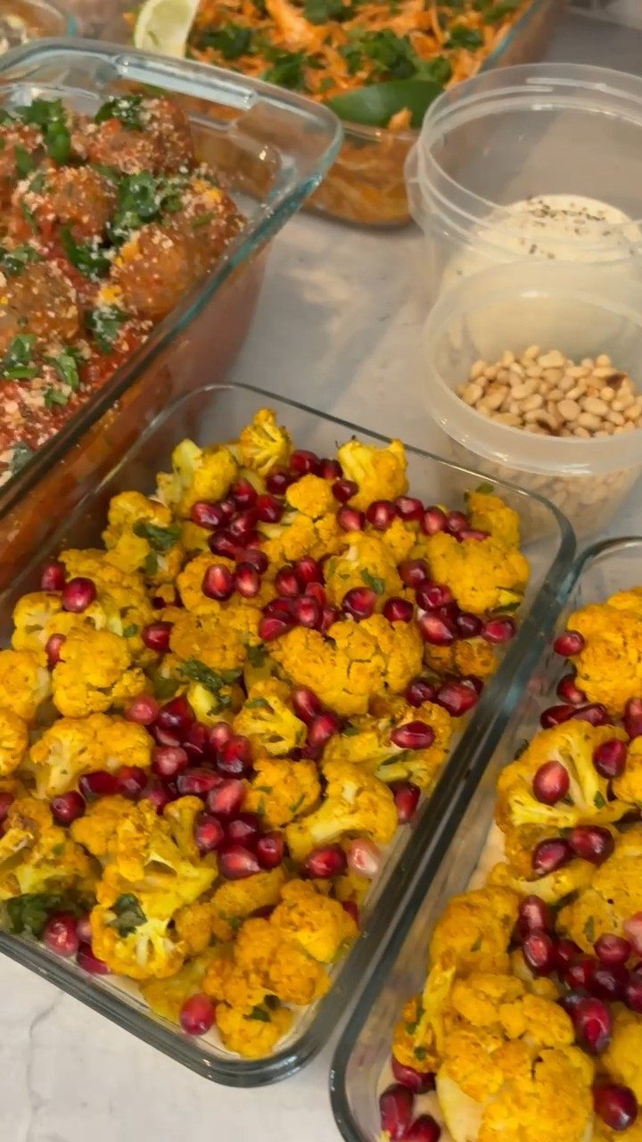 variety of vegetables, including broccoli and cauliflower