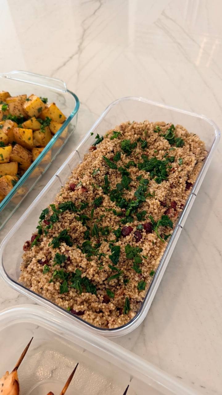 dish of rice and vegetables,