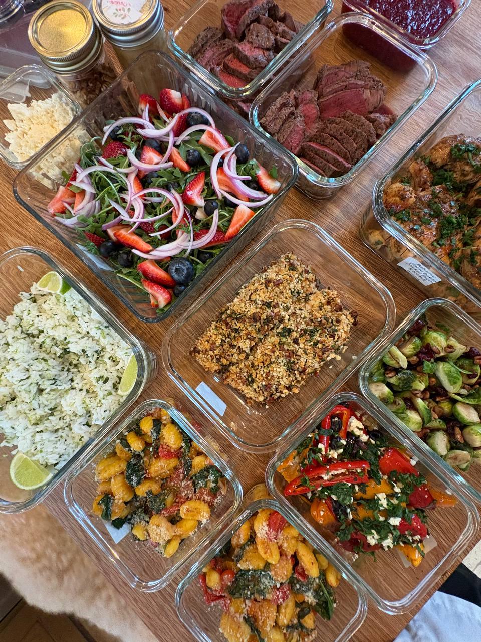 variety of foods