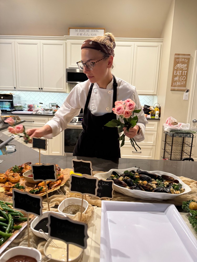 Anniversary celebration appetizers