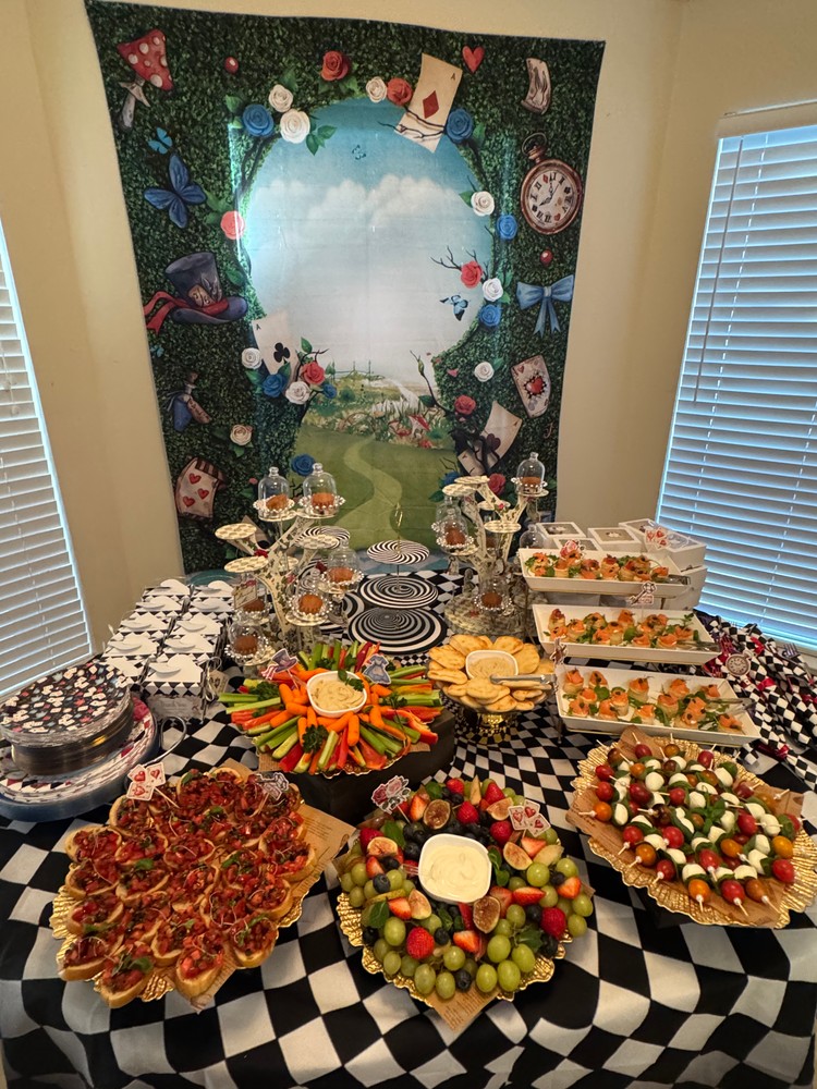 Anniversary Party: Elegant Appetizer Plating