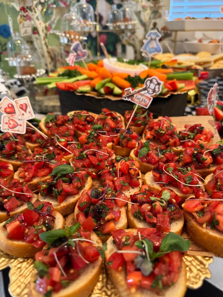 Anniversary Party: Chef Ana Serving Guests